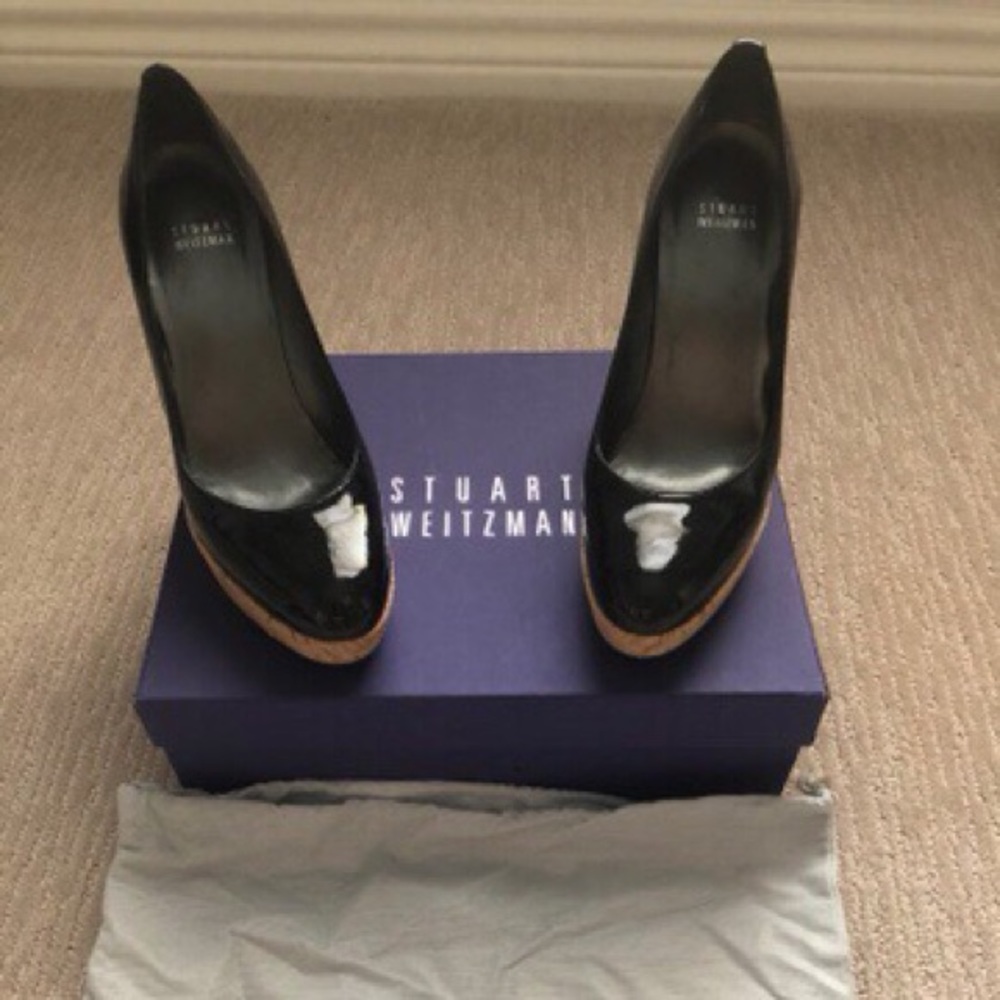Stuart Weitzman Corkswoon Wedges size 8
